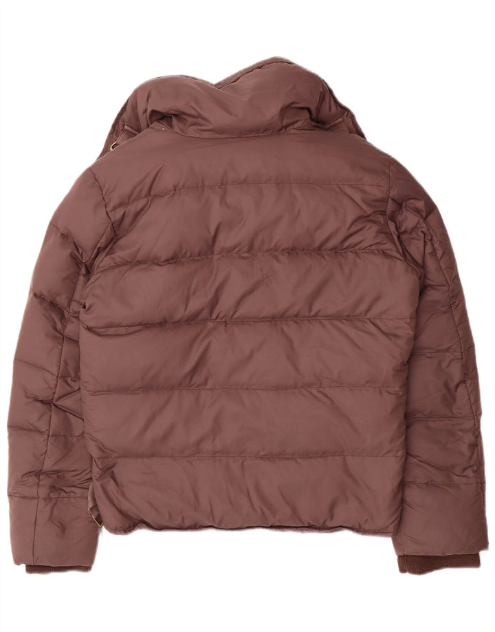 i Blues Veste matelassée surdimensionnée pour femme UK 10 Small Marron Polyamide