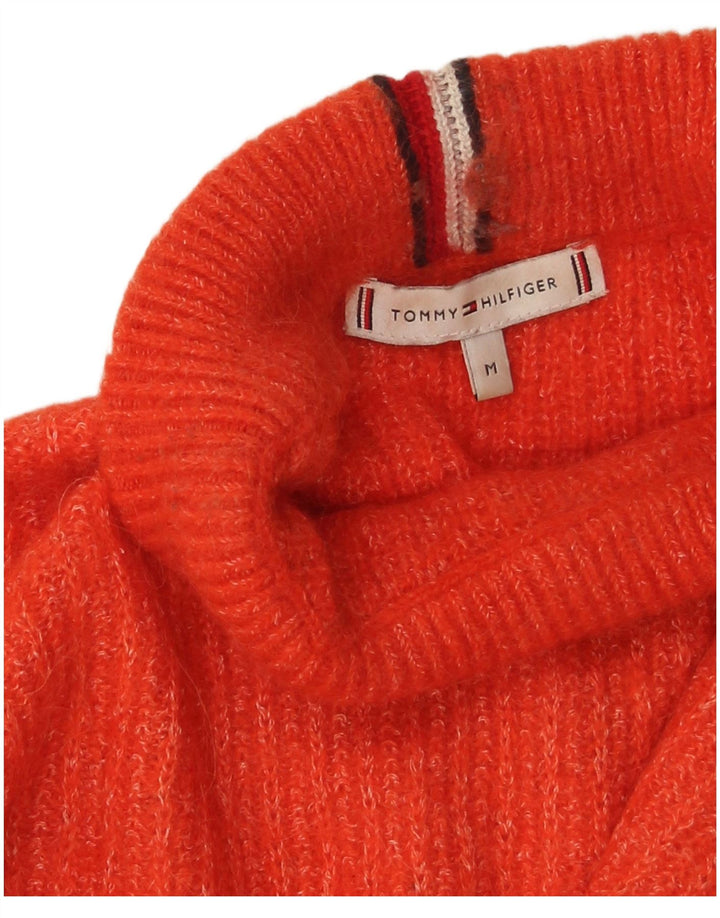 Tommy Hilfiger Pull col roulé pour femme UK 14 Orange moyen