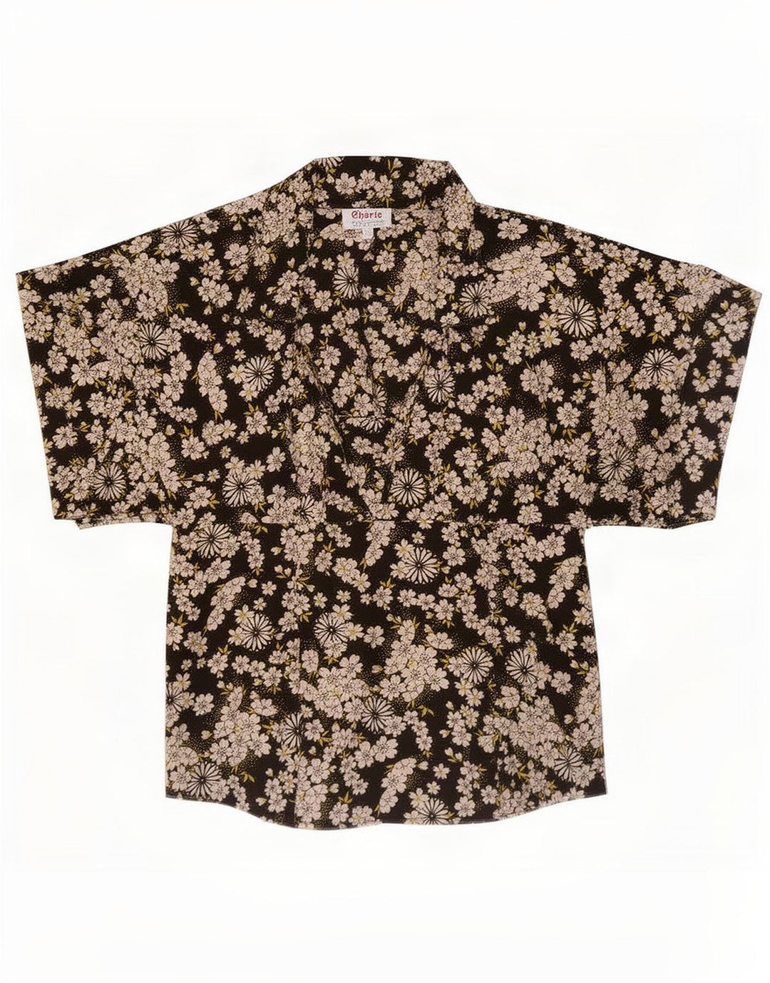 cherie Chemisier Femme Top IT 42 Medium Noir Floral