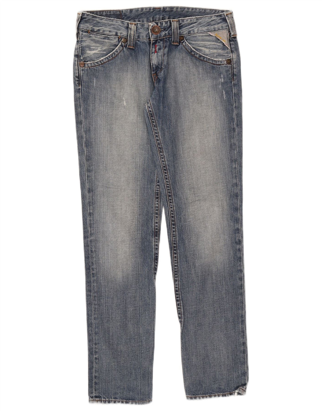 Replay Jean Droit Femme W28 L30 Bleu Coton