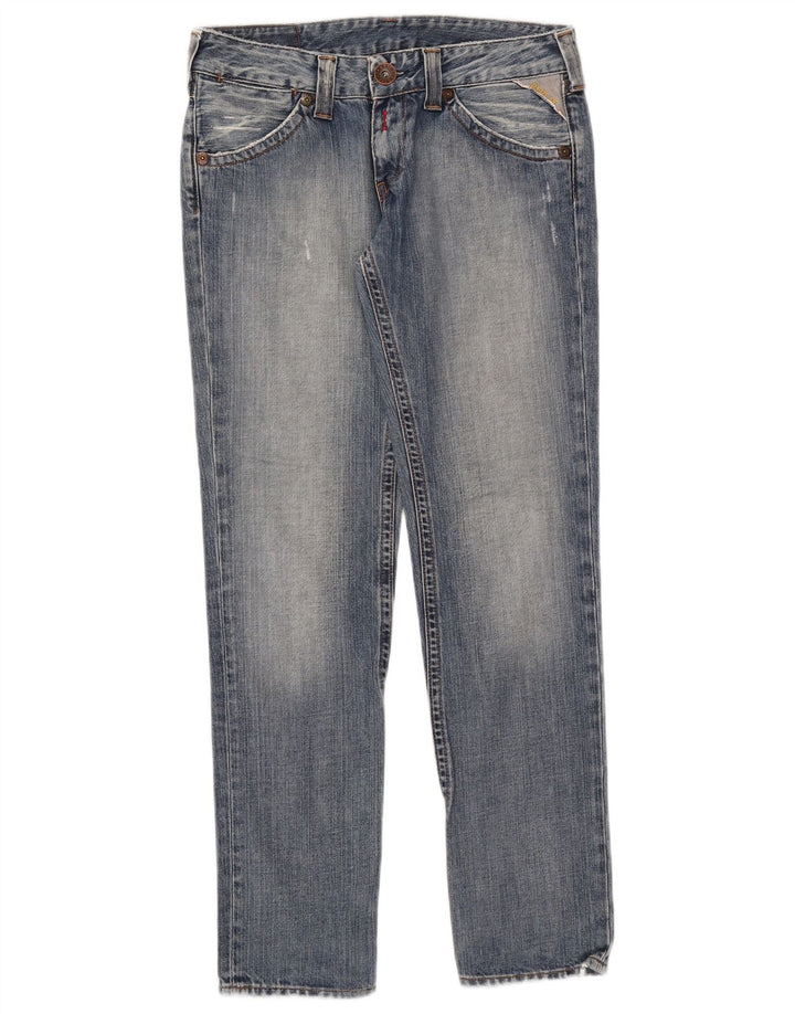 Replay Jean Droit Femme W28 L30 Bleu Coton