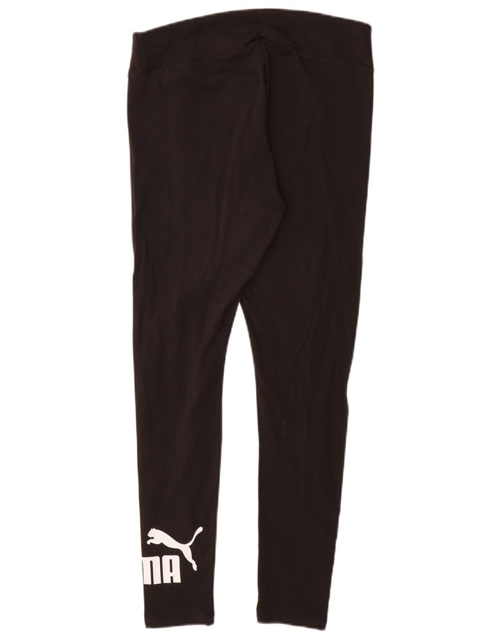 PUMA Legging graphique pour femme UK 42 en coton noir moyen