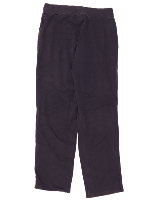 Marks & Spencer Pantalon de survêtement pour femme UK 12 Bleu marine moyen Coton