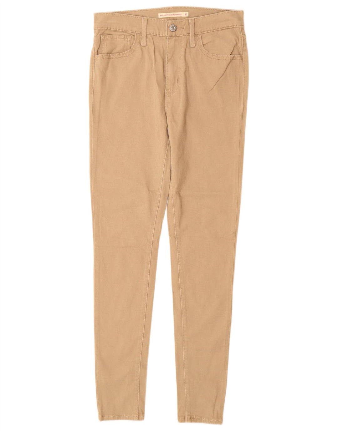 LEVI'S Pantalon décontracté taille haute super skinny 720 pour femme W27 L30 Beige