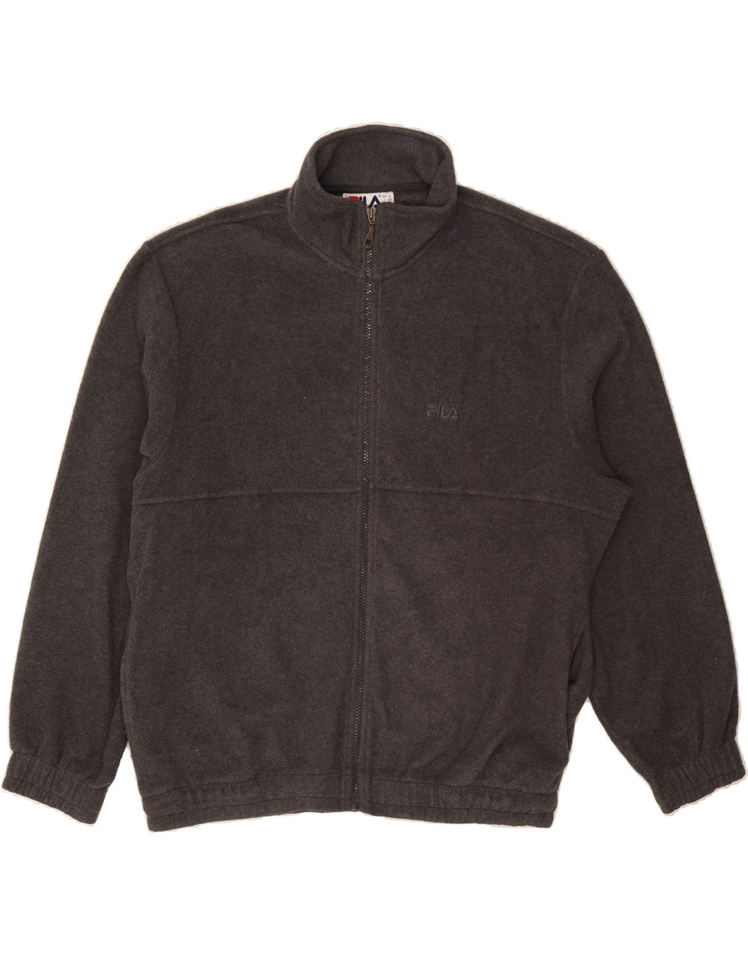 FILA Mens Fleece Jacket IT 50 Medium Grey Vintage Fila and Second-Hand Fila from Messina Hembry 