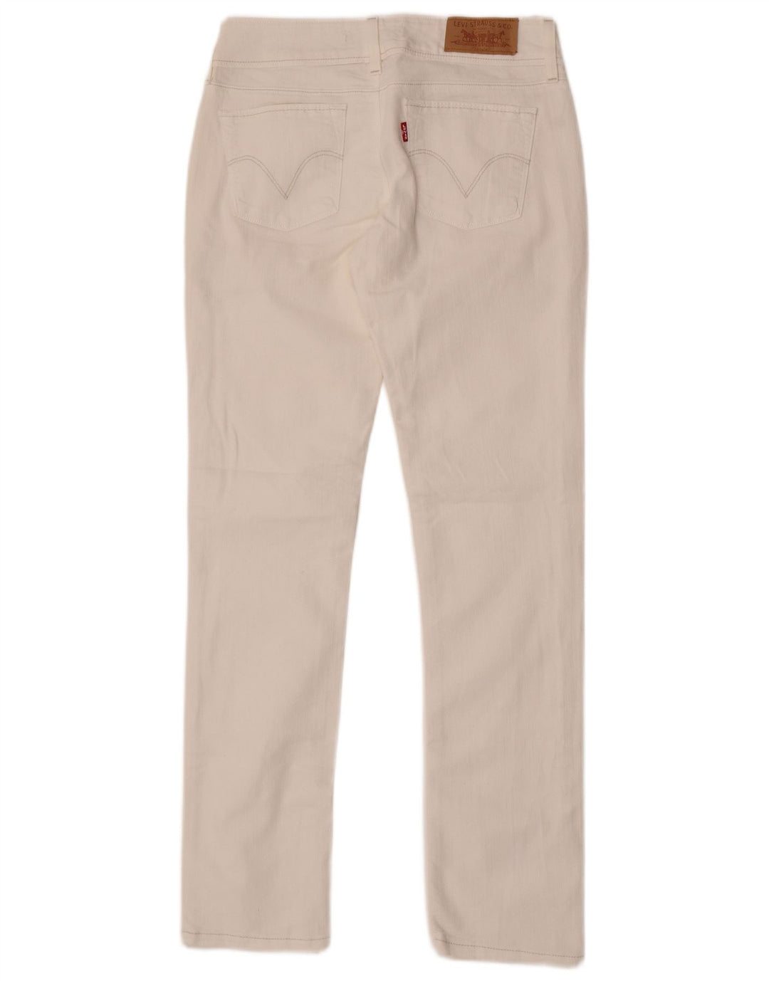 Levi's Jean Slim 571 Femme W28 L30 Coton Blanc