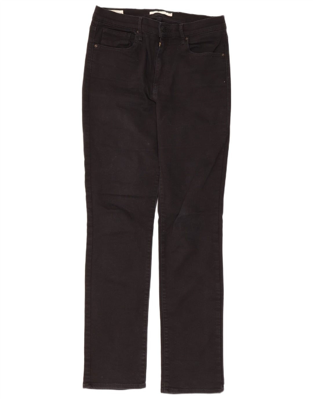 LEVI'S Jean droit taille haute 724 femme W31 L31 coton noir