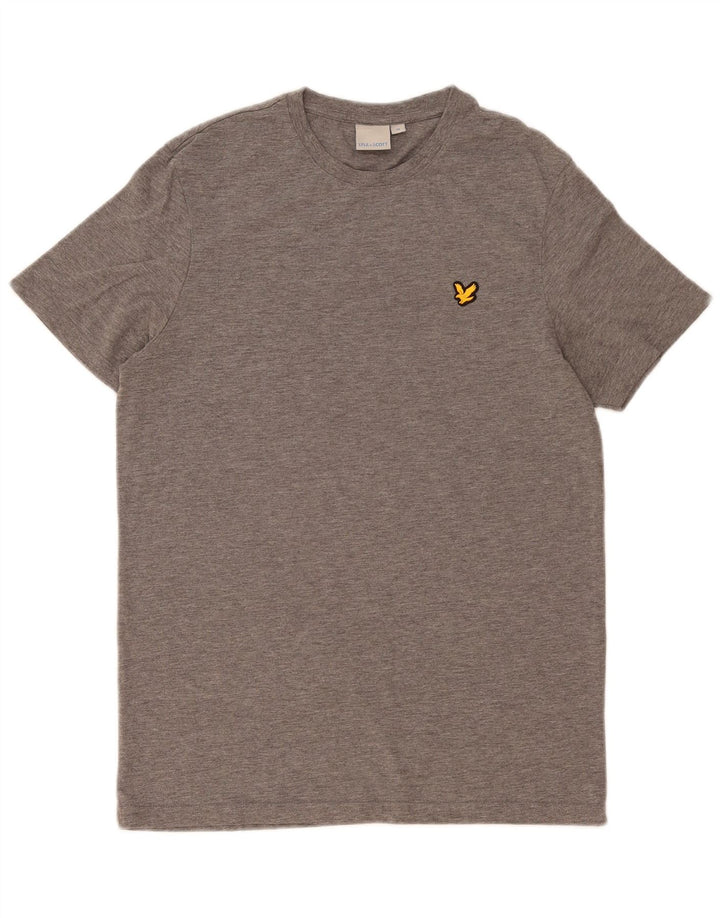 Lyle & Scott T-Shirt Homme Gris Moyen Moucheté Polyester