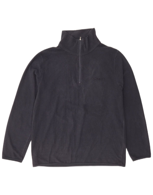 Lotto Pull Polaire Col Zippé Homme Bleu Marine Moyen Polyester