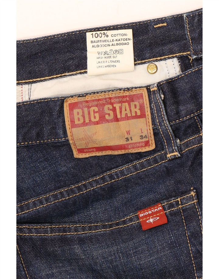 Big Star Jean droit homme W31 L31 bleu coton