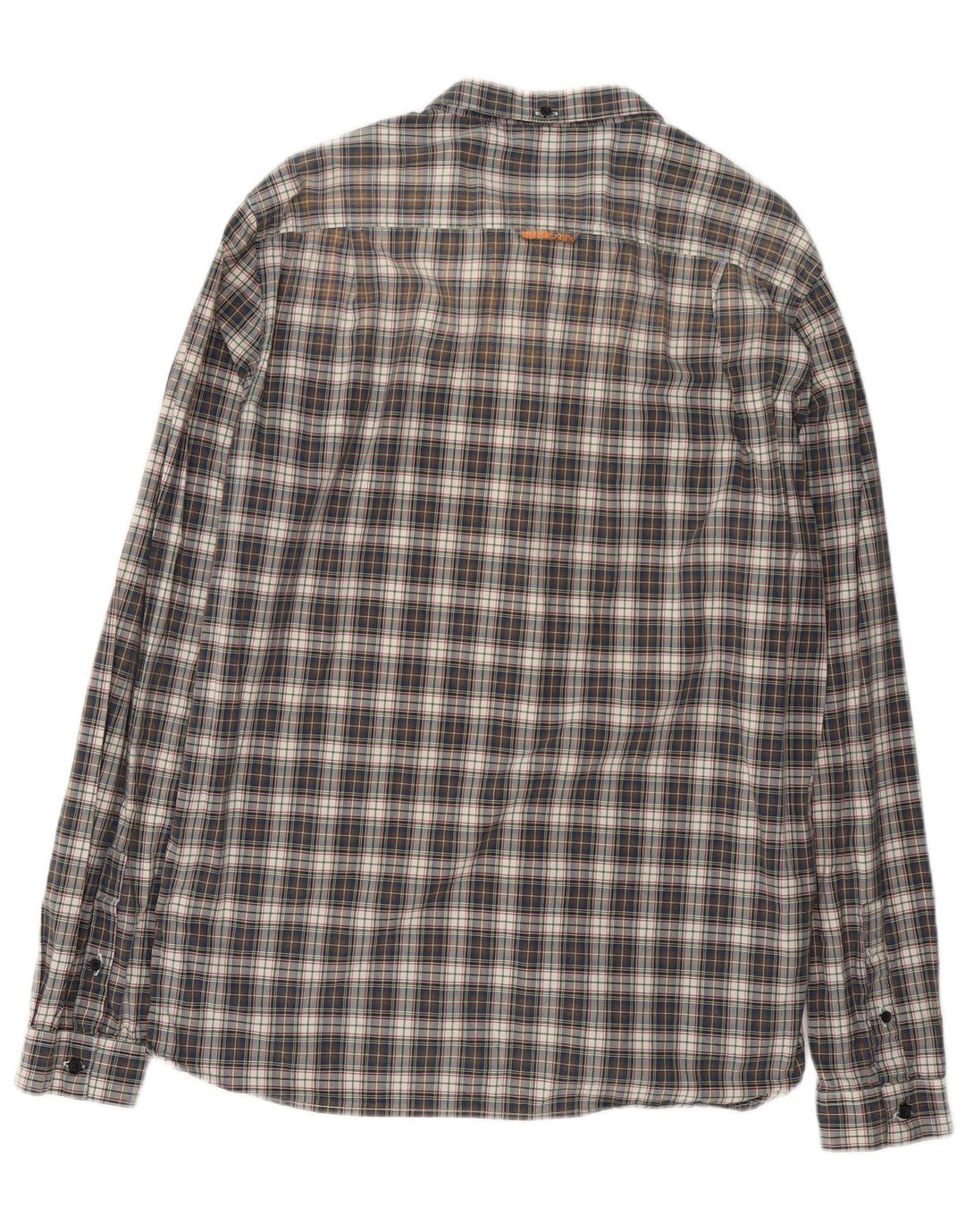Superdry Chemise Homme 2XL Bleu Marine Carreaux Coton
