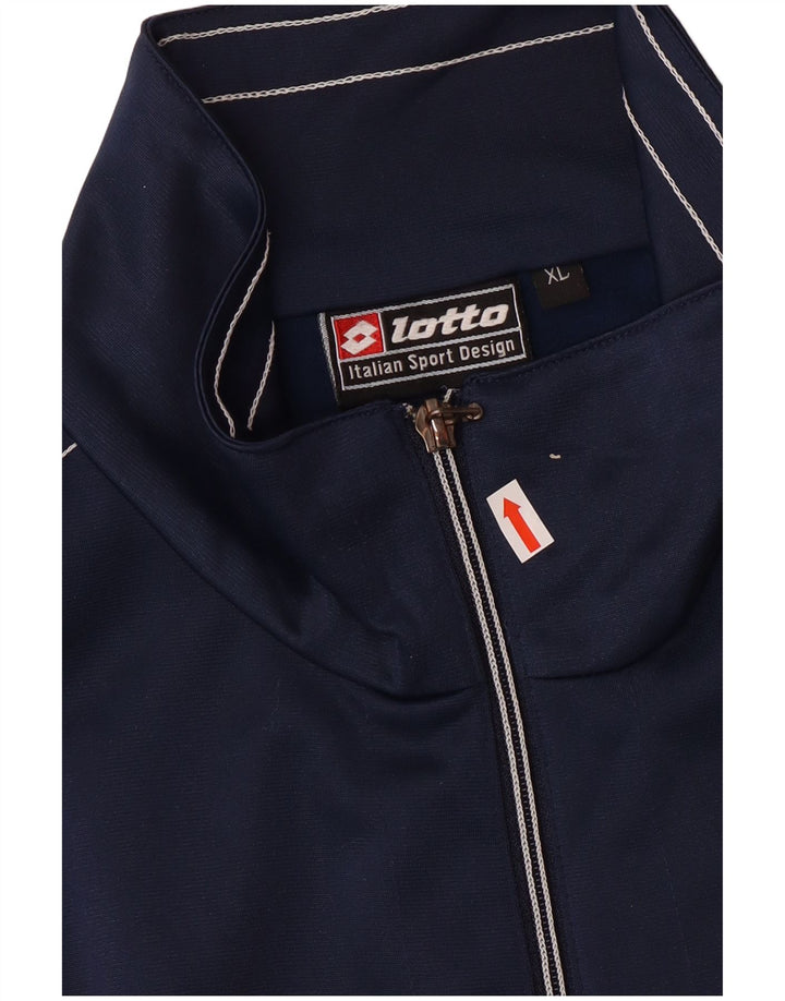 Lotto Veste de Survêtement Homme XL Bleu Marine Polyester