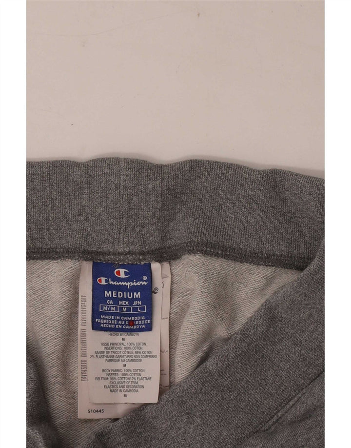 Champion Short de Sport Graphique Homme Gris Moyen Coton
