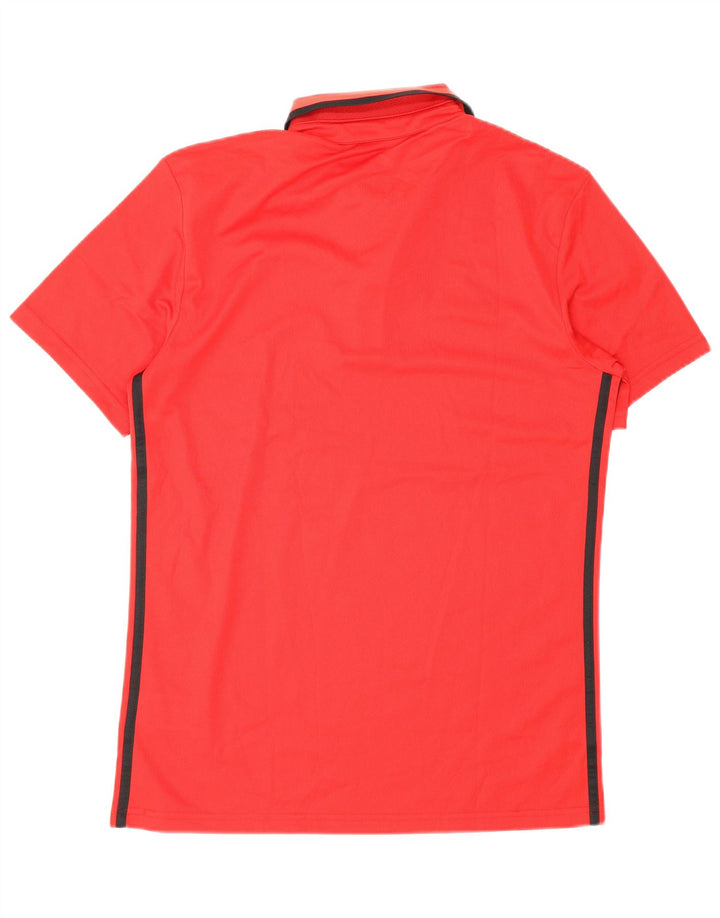 Adidas Polo Climalite Homme Rouge Moyen Polyester