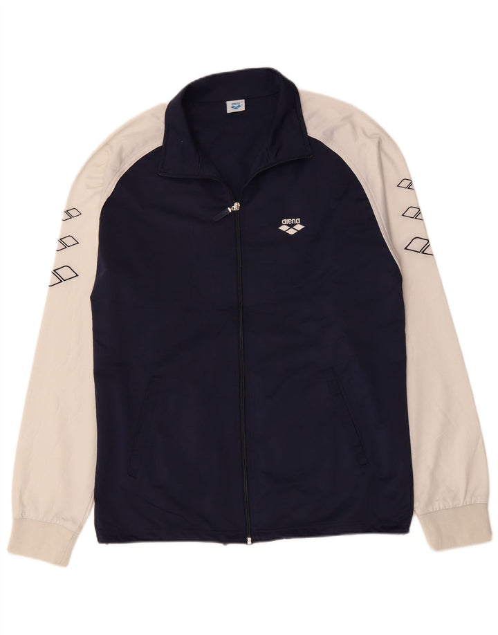 ARENA Veste de Survêtement Graphique Homme Bleu Marine Moyen Colourblock
