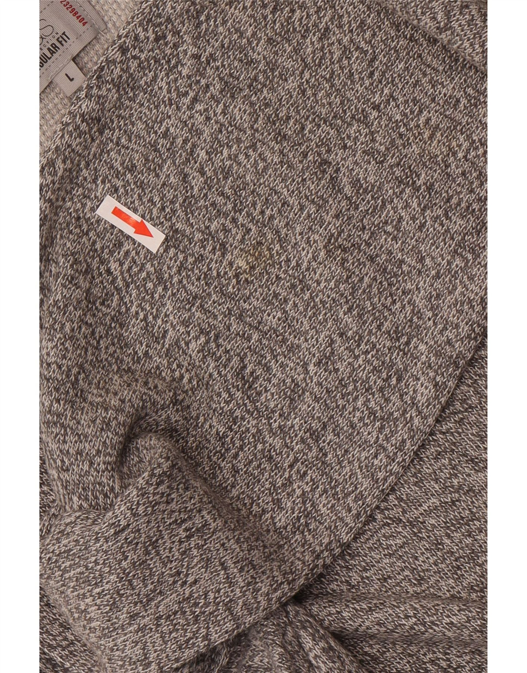 Marks & Spencer Pull ras du cou pour homme, grand gris moucheté