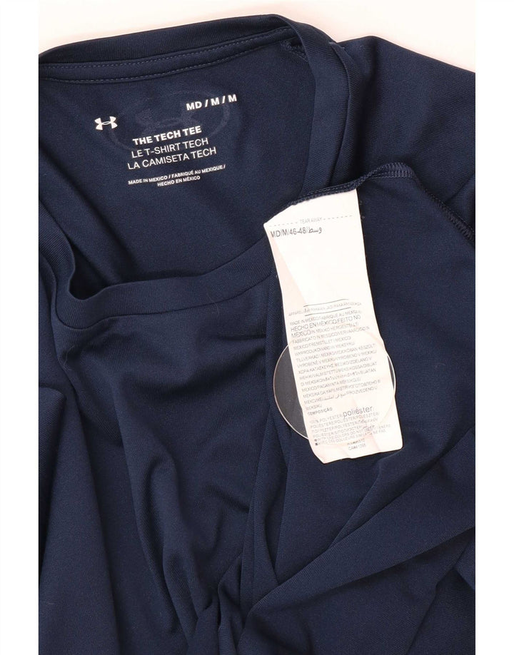 Under Armour T-Shirt Homme Bleu Marine Moyen Polyester