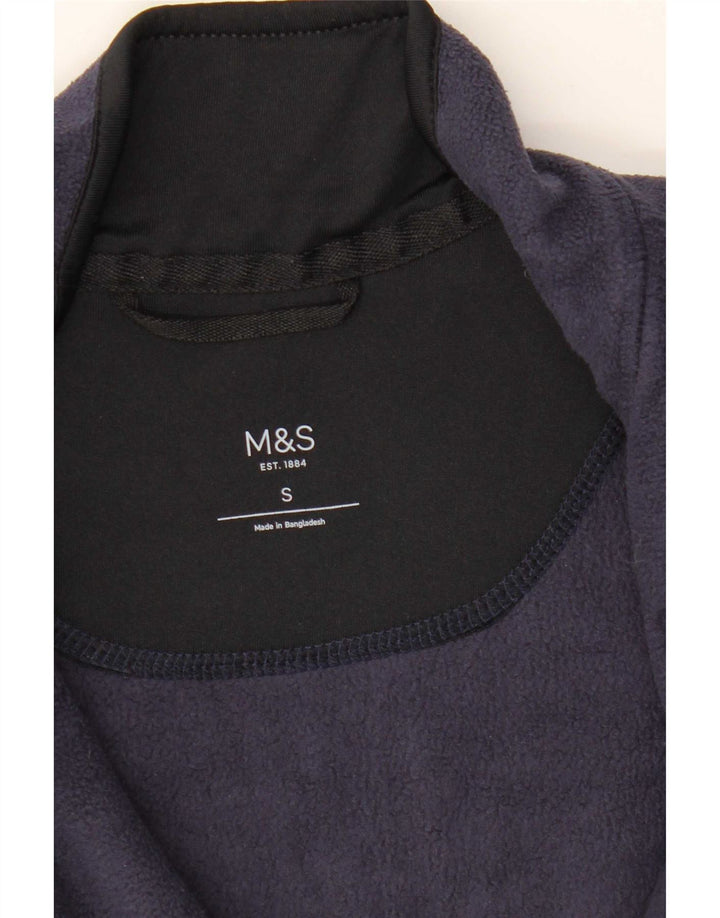 Marks & Spencer Veste polaire pour homme UK 36 Small Bleu marine