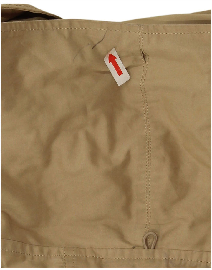 Zara Parka à capuche pour femme UK 16 Large Beige