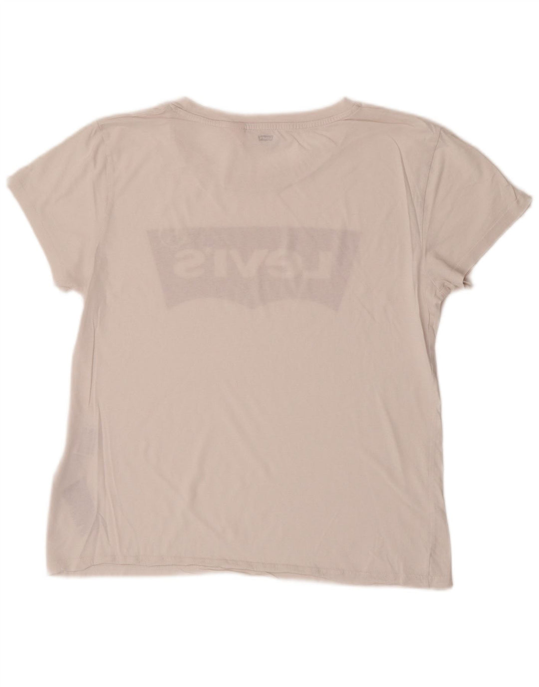 Levi's T-Shirt Graphique Homme Blanc Large Coton