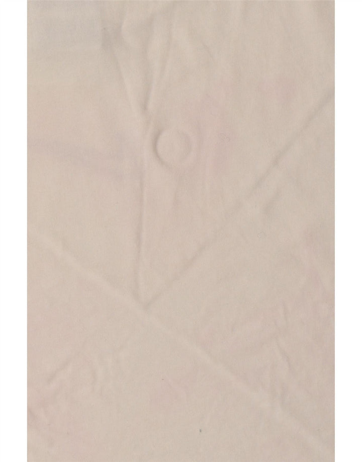 NIKE T-shirt court coupe ample pour femme UK 10 petit coton blanc