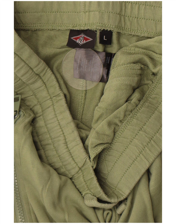 Bear Pantalon de survêtement cargo pour homme en coton kaki Taille L