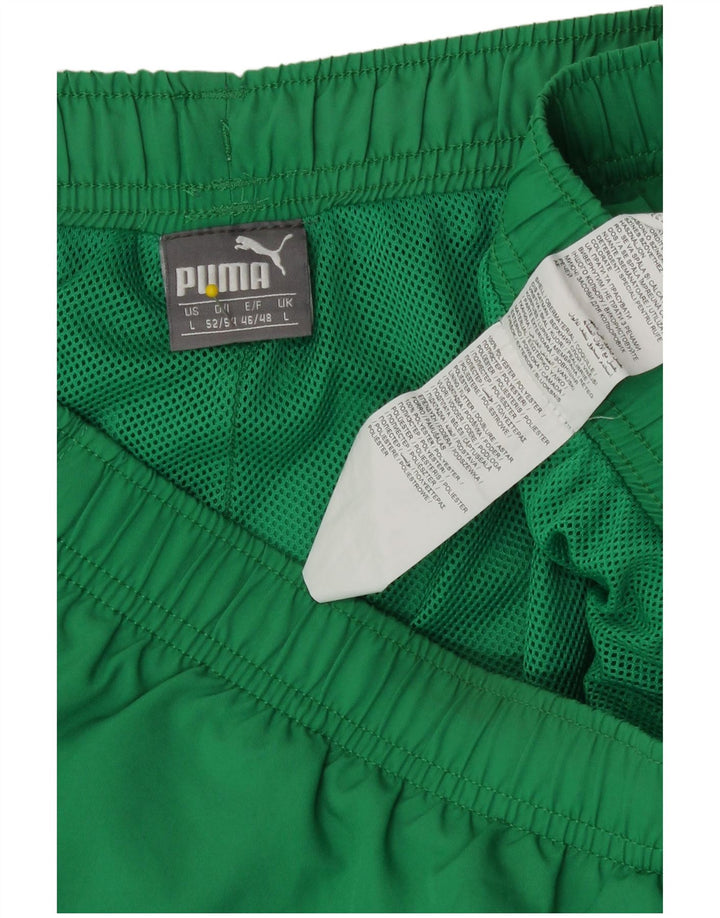 Puma Short de sport pour homme Large Vert Polyester Sports