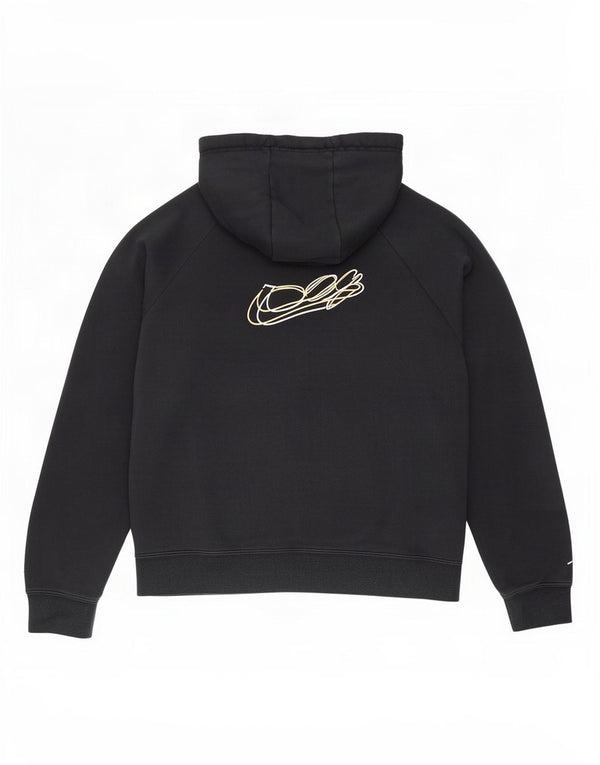 Nike Pull à capuche zippé pour femme - Coupe ample - UK 6 XS Noir