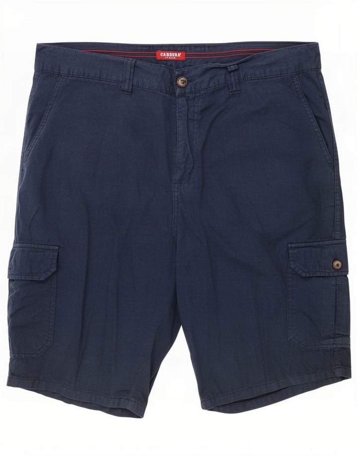 Carrera Short Cargo Homme XL W38 Bleu Marine
