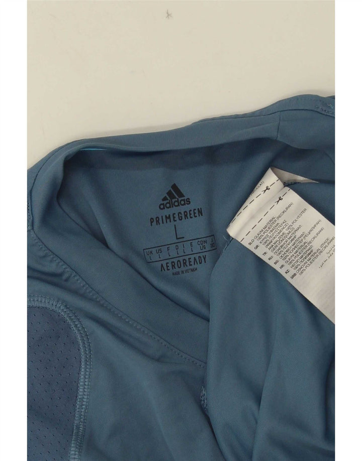 Adidas Hommes Aeroready T-Shirt Haut Grand Bleu Polyester