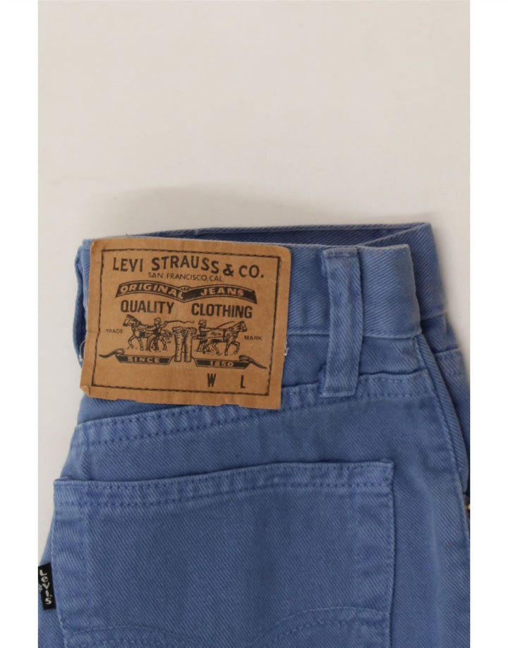 LEVI'S Womens Crop Tapered Jeans W27 L26 Blue Cotton Vintage Levi's and Second-Hand Levi's from Messina Hembry 