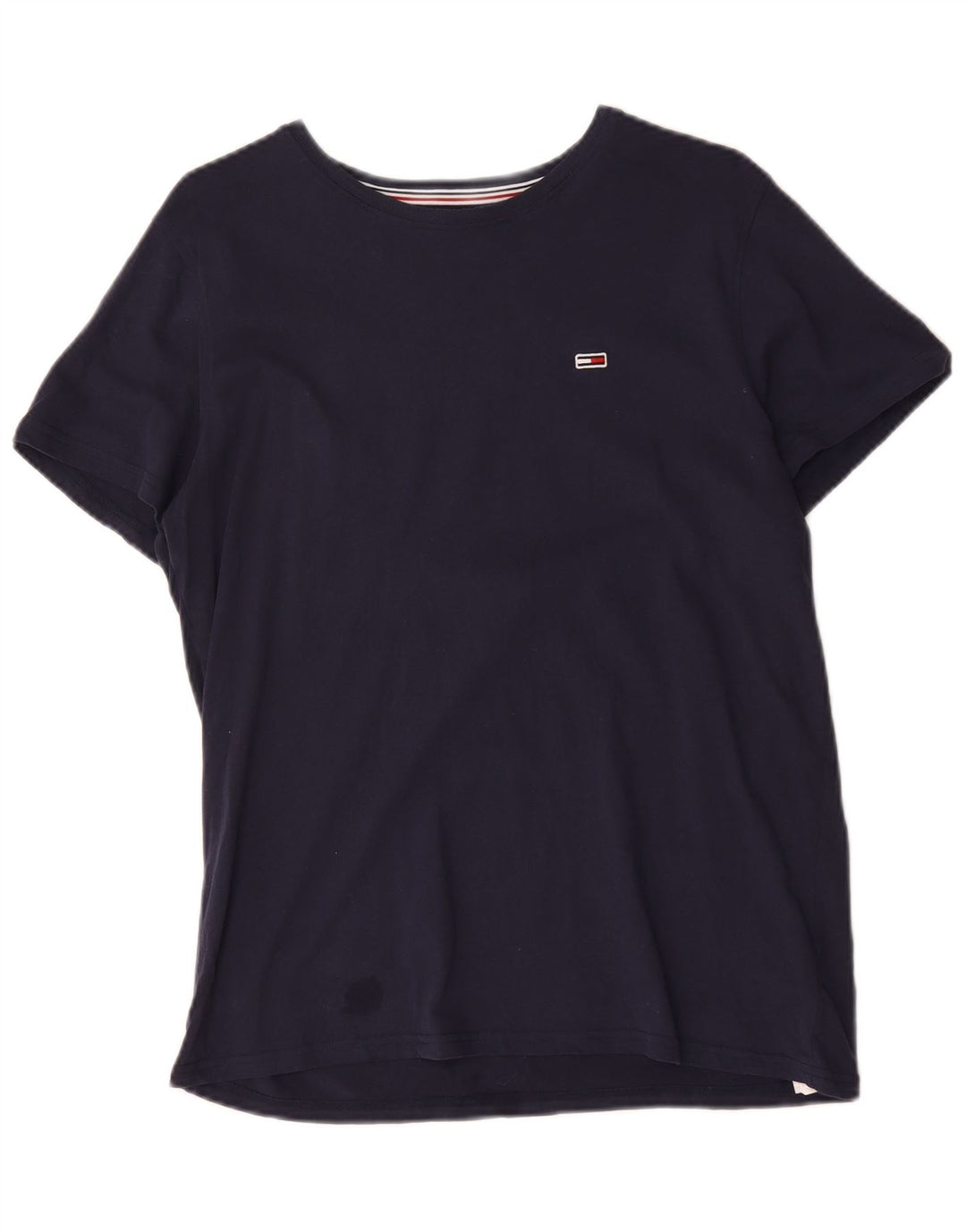 Tommy Hilfiger T-Shirt Homme Bleu Marine Moyen Coton