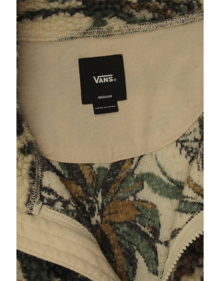 Vans Veste polaire pour homme UK 38 Polyester vert moyen floral