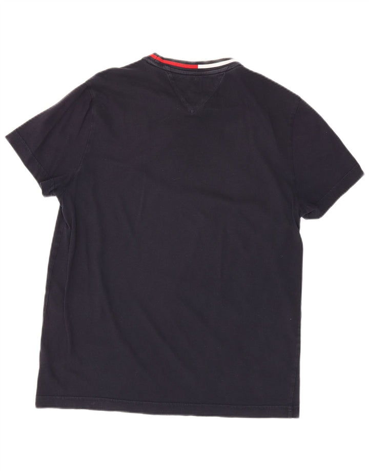 TOMMY HILFIGER T-Shirt Homme Bleu Marine Moyen Coton