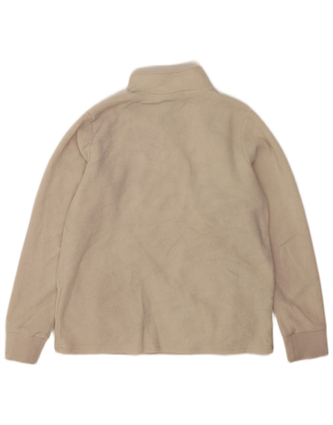 Nautica Pull polaire à col zippé pour homme en polyester blanc cassé moyen