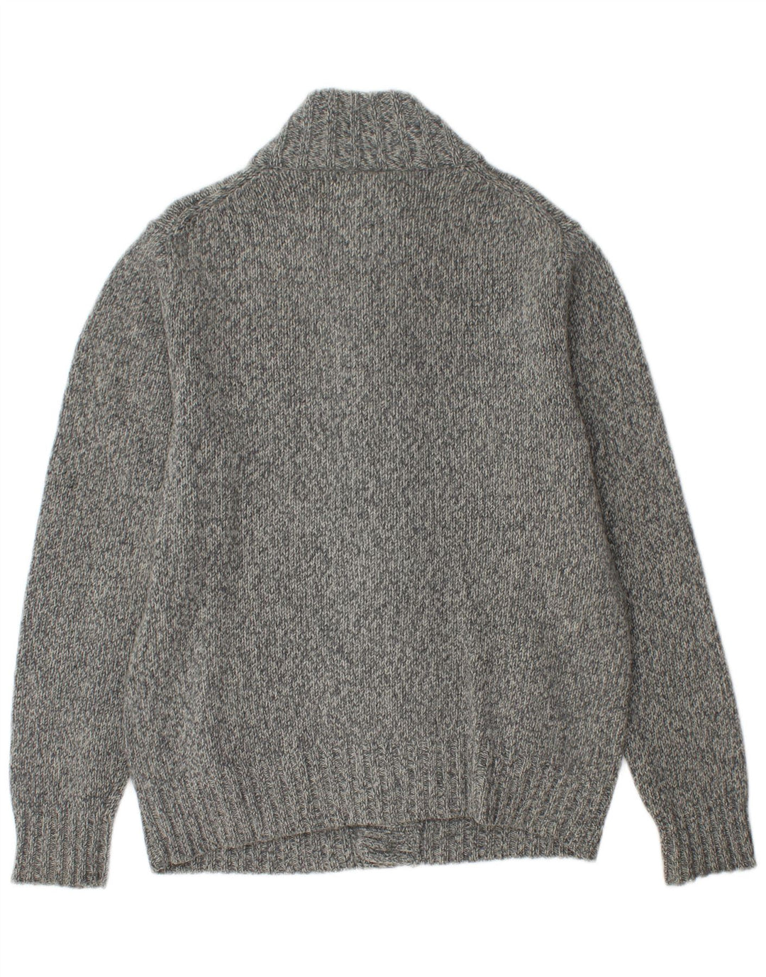 McNeal Cardigan pour homme XL en laine d'agneau mouchetée gris