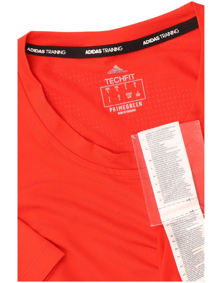 ADIDAS Hommes Aeroready T-Shirt Haut Grand Rouge Polyester