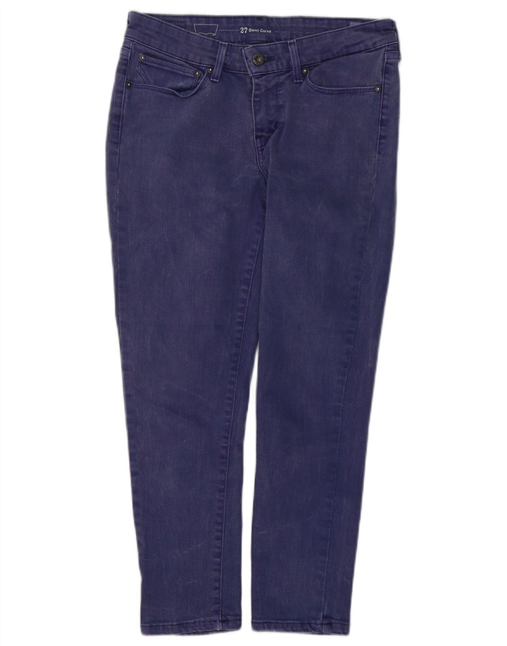LEVI'S Jean Demi Curve Coupe Slim Femme W27 L24 Violet Coton