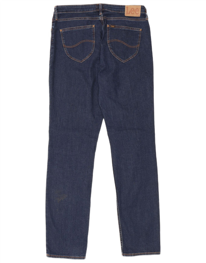 Lee Jean Droit Marion Femme W32 L33 Bleu Marine Coton