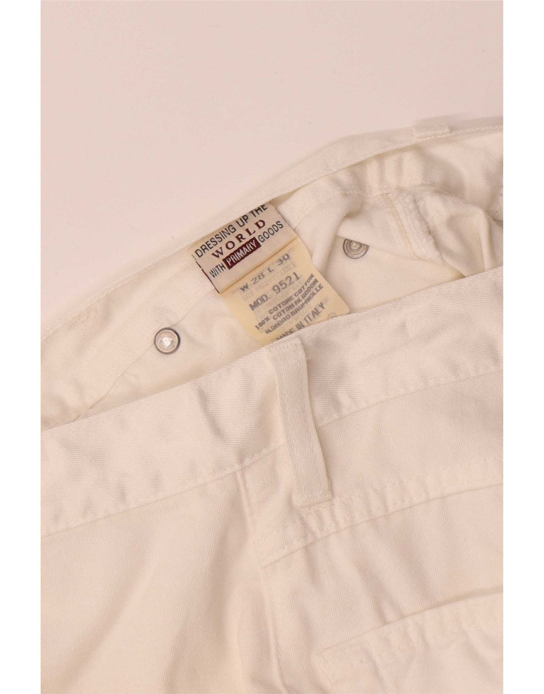 Jean droit femme Rifle W28 L30 coton blanc