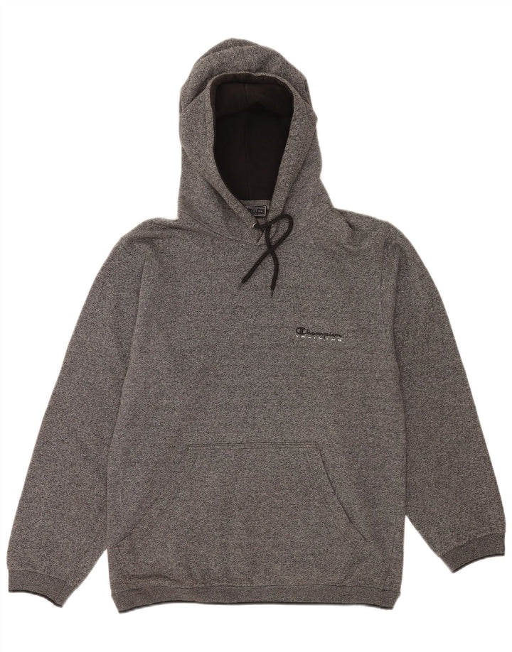 Champion Pull à capuche coupe classique pour homme, grand gris moucheté