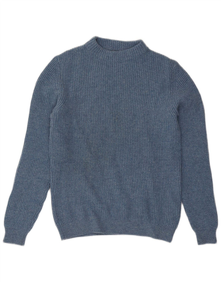 Massimo Dutti Pull Col Roulé Homme Bleu Moyen Laine