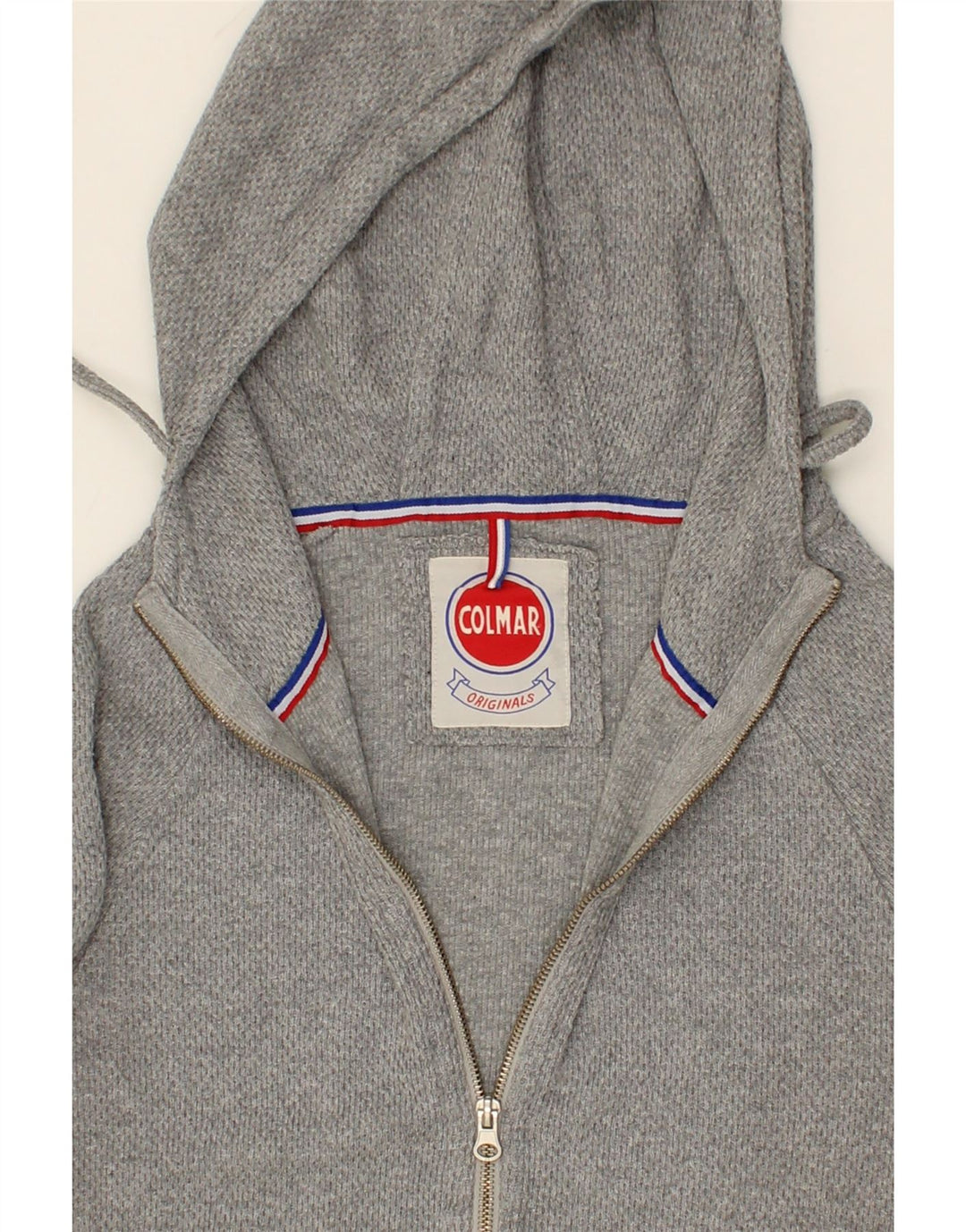COLMAR Pull à Capuche Zippé Homme Gris Moyen Coton