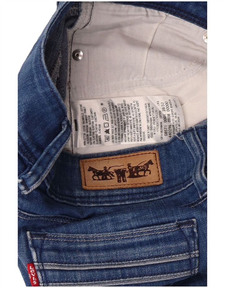 LEVI'S Jean Slim Femme W28 L32 Bleu Coton