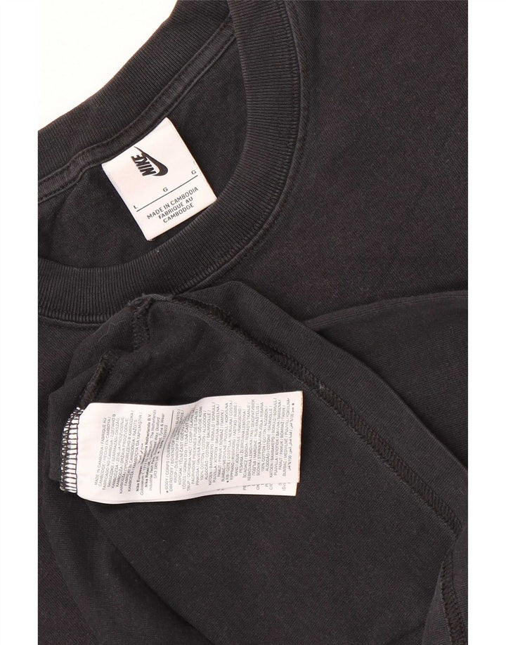 Nike T-Shirt Homme Grand Noir Coton