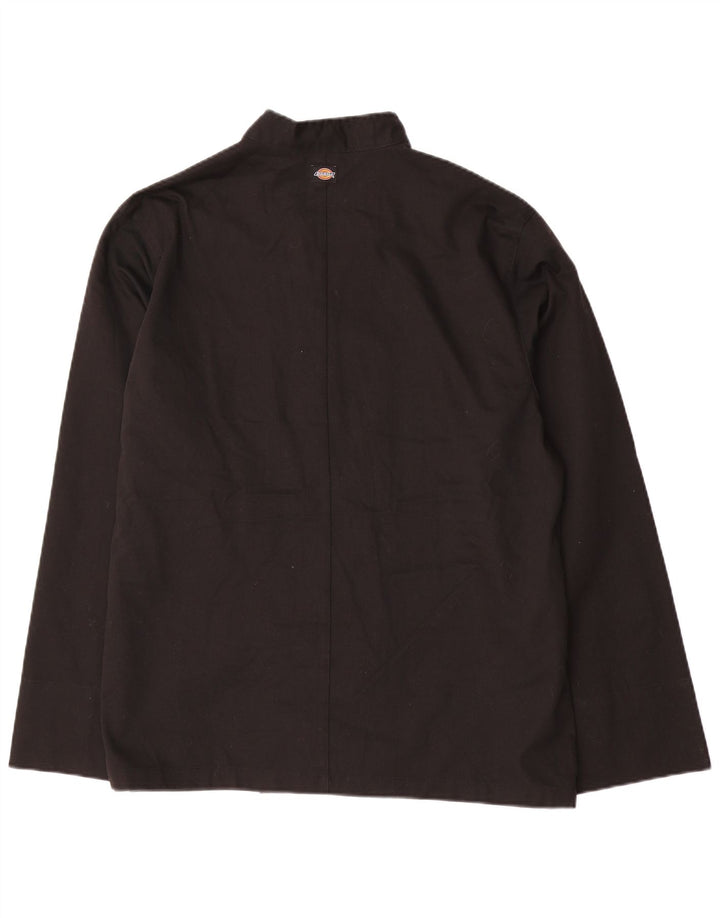 Dickies Veste croisée pour femme UK 14 Medium Noir Coton