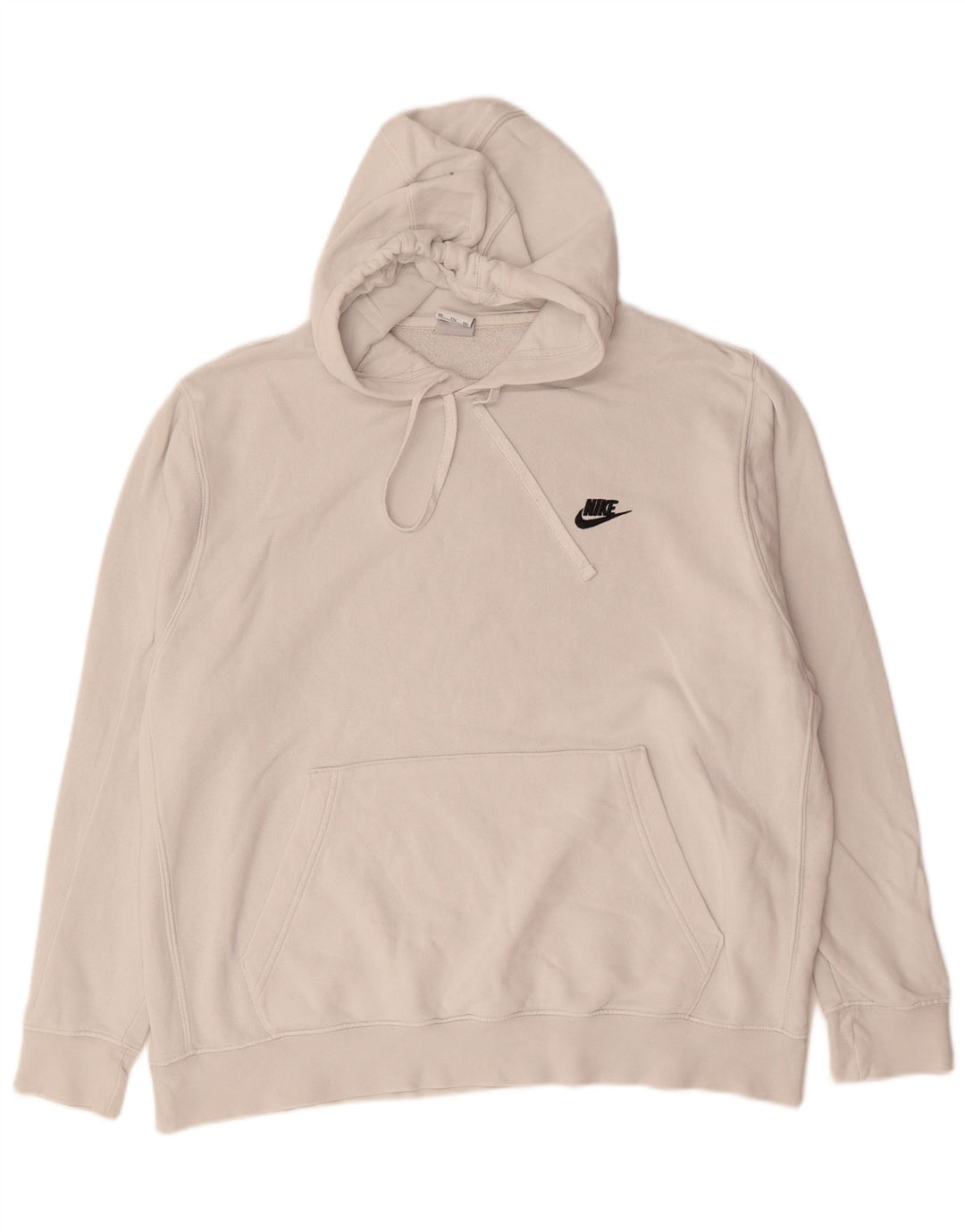 Nike Pull à capuche pour homme en coton blanc 2XL