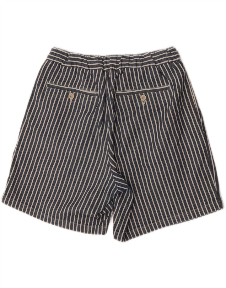 Zara Short Sport Homme Rayé Bleu Marine Moyen