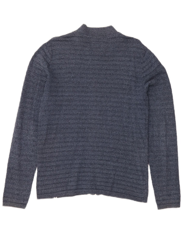 Jack & Jones Cardigan Homme Pull Petit Bleu Marine Rayé