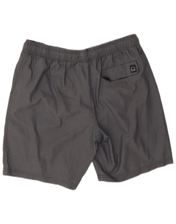 Marks & Spencer Short de sport pour homme en coton géométrique bleu marine